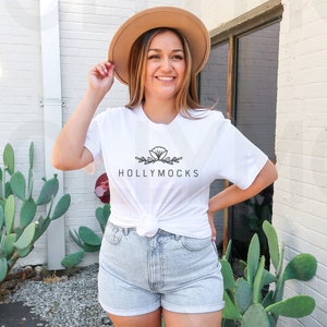 Bella Canvas 3001 White Mockup | White Shirt Mockup | Spring Mockup | Summer Mockup | 3001 Model Mockup | Boho Mockup