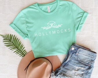 Bella Canvas 3001 Heather Mint Mockup | Spring Mockup | Summer Mockup | Heather Mint Shirt Mockup | 3001 Summer Flat Lay | Boho Mockup