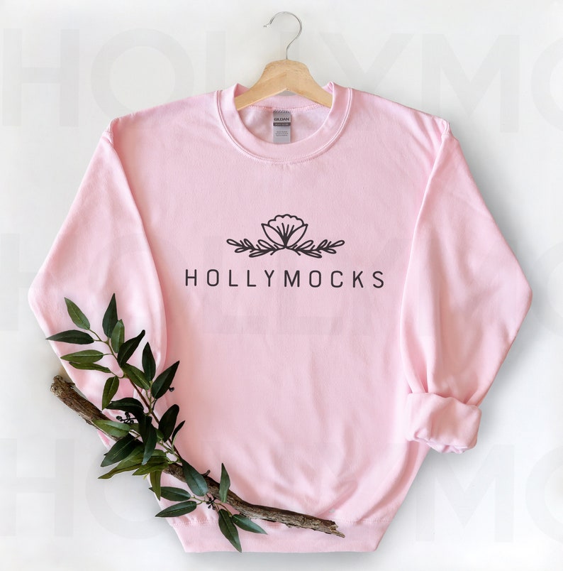 Download Gildan Mockup Gildan 18000 Pink Mockup Sweatshirt Mockup ...
