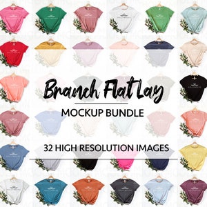 Bella Canvas 3001 Mockup Bundle | Mockup Bundle | Flay Lay Mockup | Flat Lay Bundle | Bella Canvas 3001 Shirt Mockup Bundle