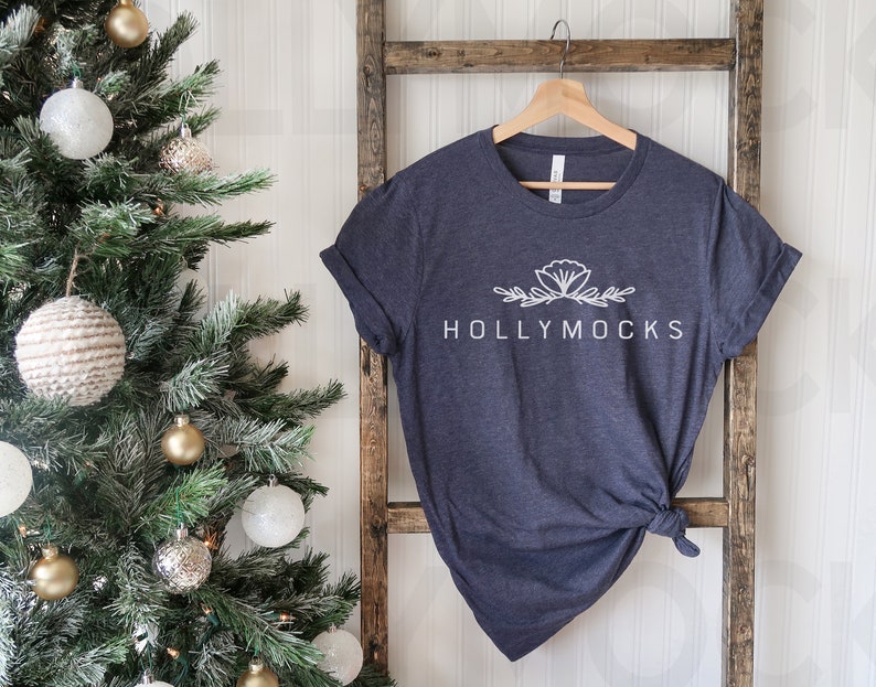 Download Bella Canvas Mockup Bella Canvas 3001 Heather Navy Holiday ...