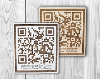 Magnetic WiFi QR-Card Replacement | Gen 2 Sign