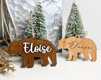 3D Black Bear Christmas Tree Ornament 3D Black Bear Christmas Tree Ornament