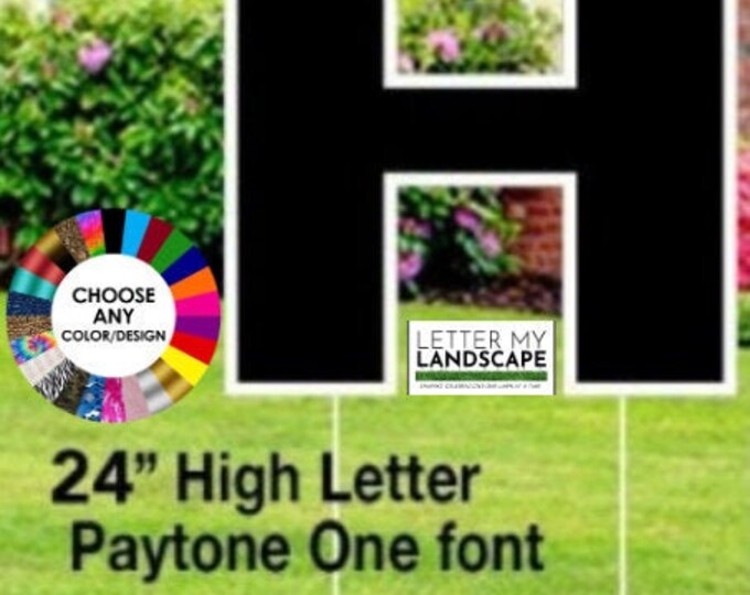 Custom INDIVIDUAL 24 Inch Yard Letters & Numbers to Create Etsy