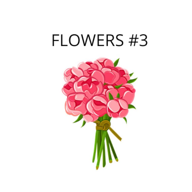 Flower Bundle Yard SignSymbol Pick your flower bundle from pictures above