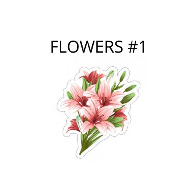 Flower Bundle Yard SignSymbol Pick your flower bundle from pictures above