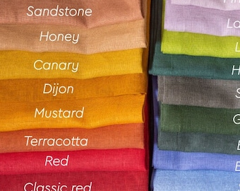 Organic linen pillowcases with envelope closure. Natural eco pillowcase. Linen pillow shams. Custom size. Various colors.