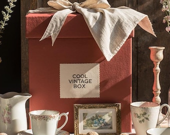 Caixa surpresa vintage - Treasure Home Decor Vintage Gift