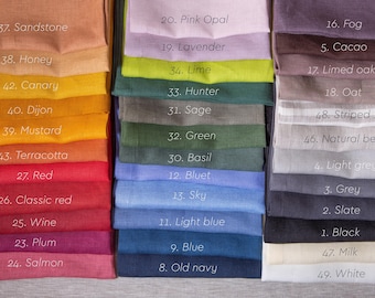 Organic Linen Napkins 16x16: Eco-Friendly Cloth Napkins, Mother Day Gift