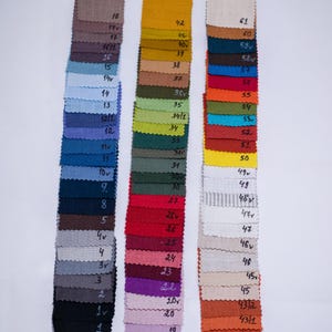 Linen Fabric Samples. OEKO-TEX certified. Chemicals free. 100% organic linen. image 3