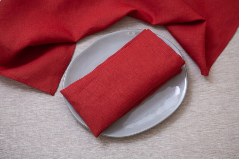 Set of 4 Linen Napkins main image 1