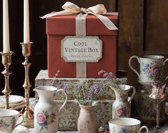 Caixa surpresa vintage - Treasure Home Decor Vintage Gift