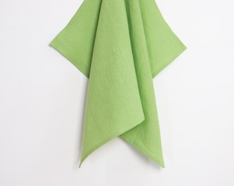 Natural Linen Towel – Tea, Kitchen, and Bath Use, Organic Flax, Eco Friendly and Reusable, Soft and Absorbent, Gift Ready