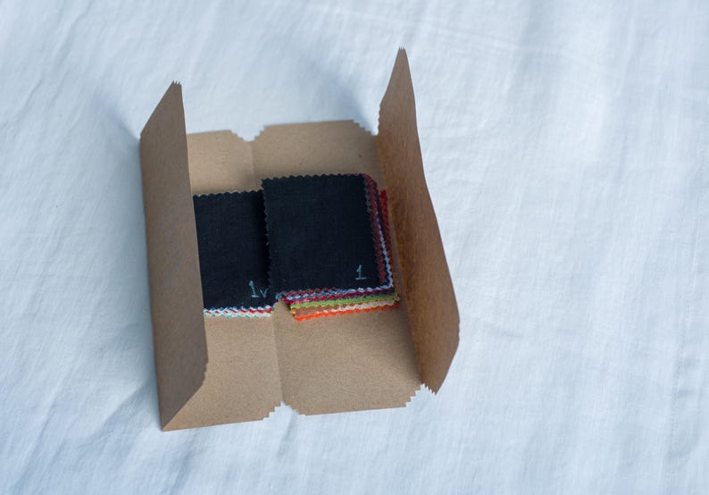 Linen Fabric Samples. OEKO-TEX certified. Chemicals free. 100% organic linen. image 5