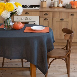Terracotta linen napkins