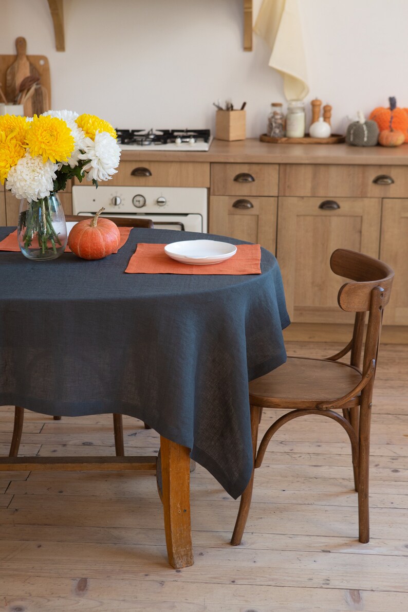 Terracotta linen napkins