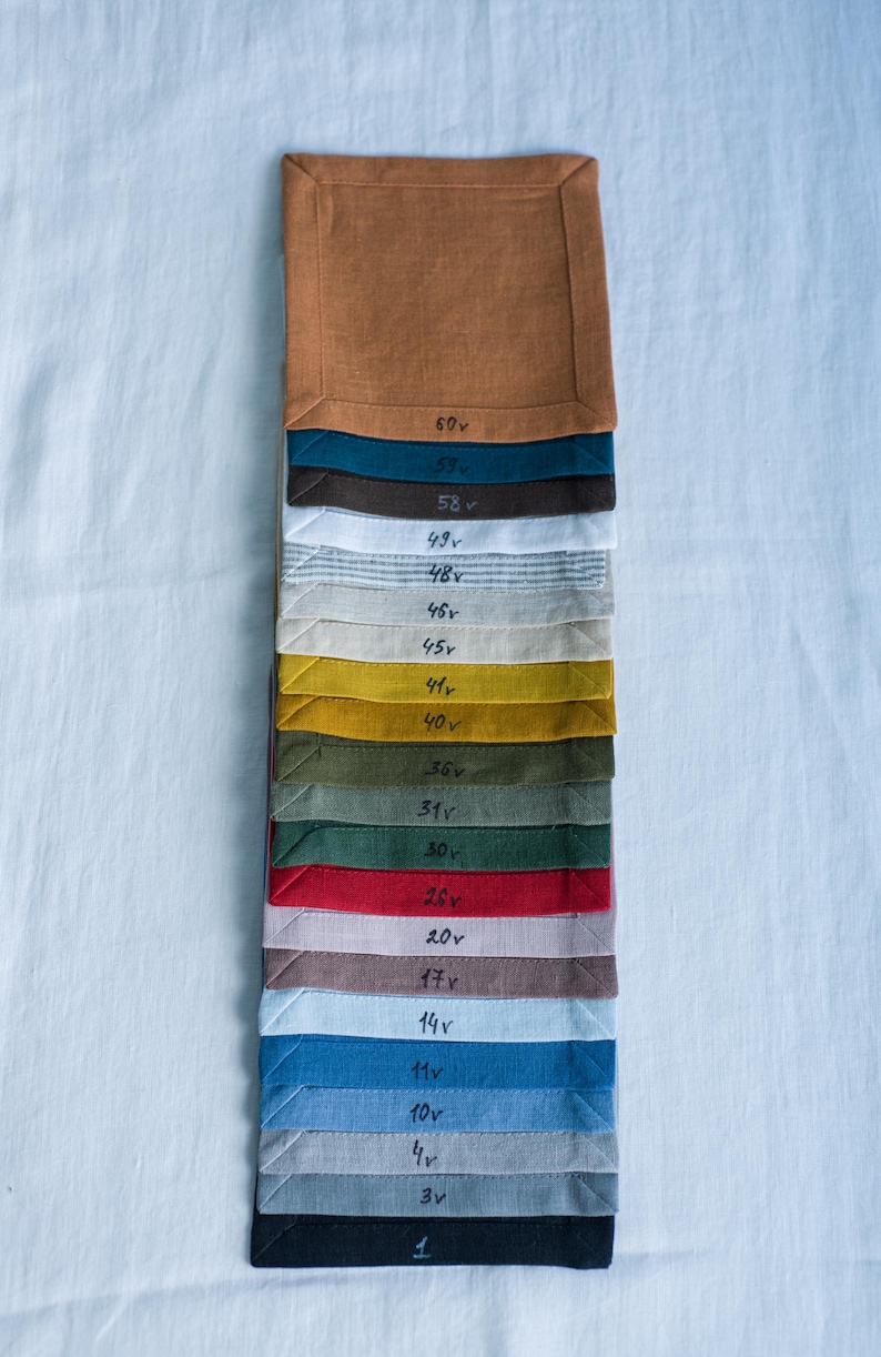 Organic Linen Towel. Tea Towels. Natural Kitchen Bath Sheet. Holiday gift. image 15
