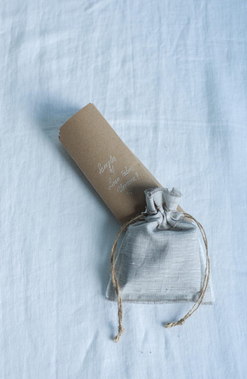 Linen Fabric Samples. OEKO-TEX certified. Chemicals free. 100% organic linen. image 4