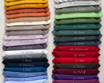 Linen Napkins - USA Delivery - Reusable Organic Cloth, Table Decor, Natural Linen, Lunch Dinner Cocktail, Eco Gift, Mother day Gift