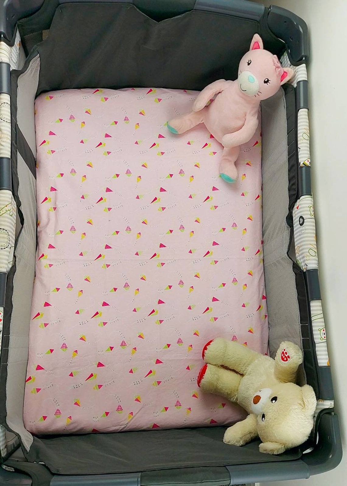 FITTED COT BEDSHEET Cotton Bedding Baby Bedding Baby Etsy.de