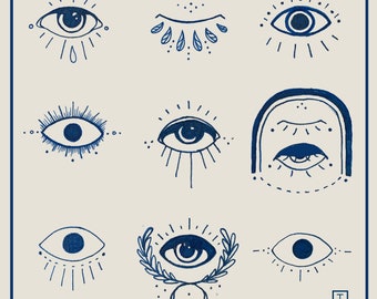 Evil Eye Tattoo Etsy