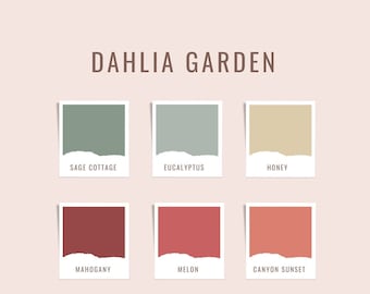 Dahlia Garden Polymer Clay Color Recipe: Sculpey Soufflé Mixing Guide (Digital Download)
