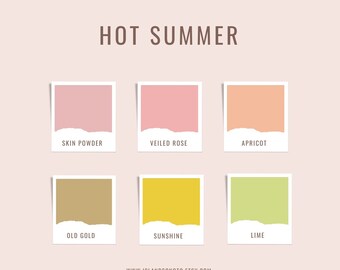 HOT SUMMER PolymerClay Color Recipe- Polymer Clay colour guide, Sculpey soufflé Clay Color mixing