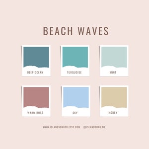 BEACH WAVES PolymerClay Color Recipe- Polymer Clay colour guide, Sculpey soufflé Clay Color mixing