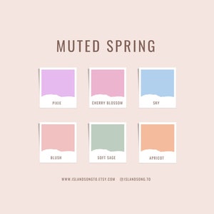 Muted Spring PolymerClay Color Recipe- Polymer Clay colour guide, Sculpey soufflé Clay Color mixing