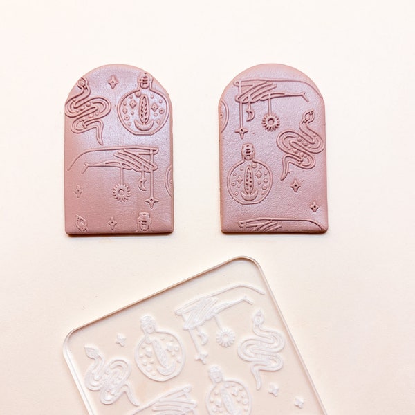 Texture Stamps for Polymer Clay Etsy