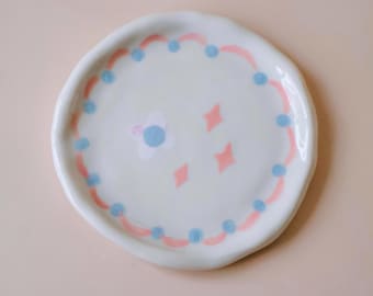 Handgetöpferte Ringschale aus Keramik: Toronto Studio Schmucktablett (8.2 inch)