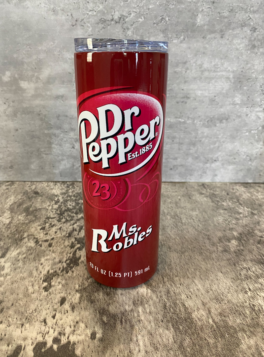 This is probably Dr pepper Tumbler –