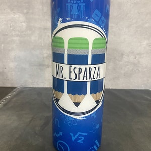 Teacher tumbler, male teacher gift, masculine tumbler teacher gift, teacher appreciation gift