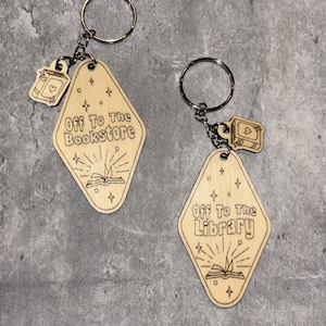 booklover sleutelhanger, booknerd sleutelhanger, bibliotheek boekhandel sleutelhanger