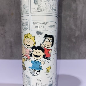Peanuts Snoopy personalized coffee tumbler