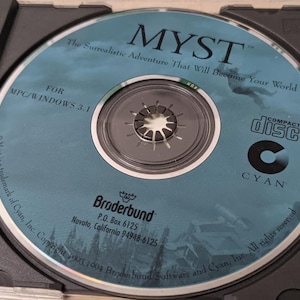 94 | MYST CD-Rom | The Surrealistic Adventure That Will Become Your World | 90s Video Games