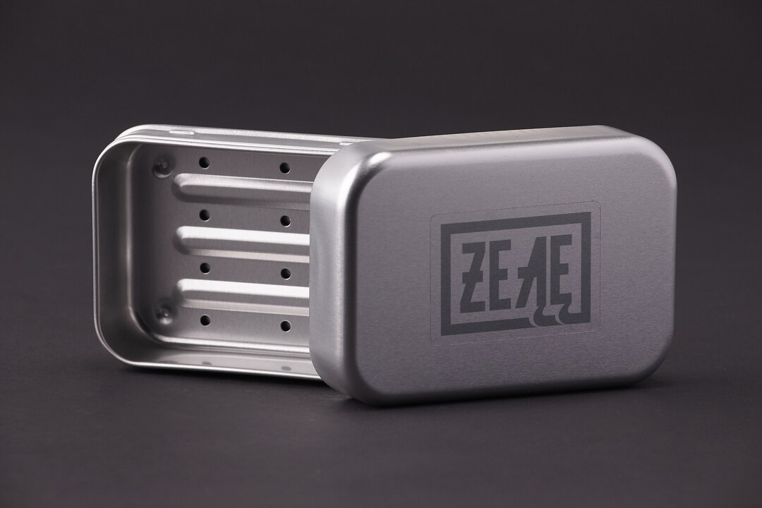 Aluminum Soap Dish. 3part With Drainer. A Lightweight Travel Soap Dish