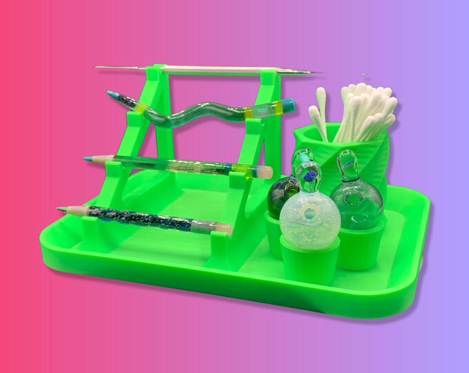 Dab Tray Dab Station, Dab Tool Holder, Carb Cap Holder, Dab Organizer