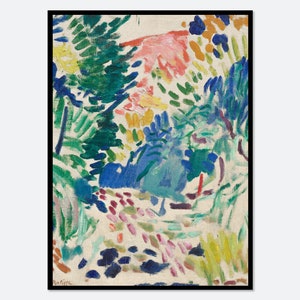 Matisse Print, Matisse Poster, Henri Matisse Art Print, Matisse Landscape at Collioure Painting, Vintage Poster, Exhibition Poster #M137