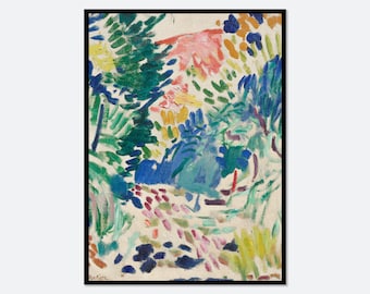 Matisse Print, Matisse Poster, Henri Matisse Art Print, Matisse Landscape at Collioure Painting, Vintage Poster, Exhibition Poster #M137