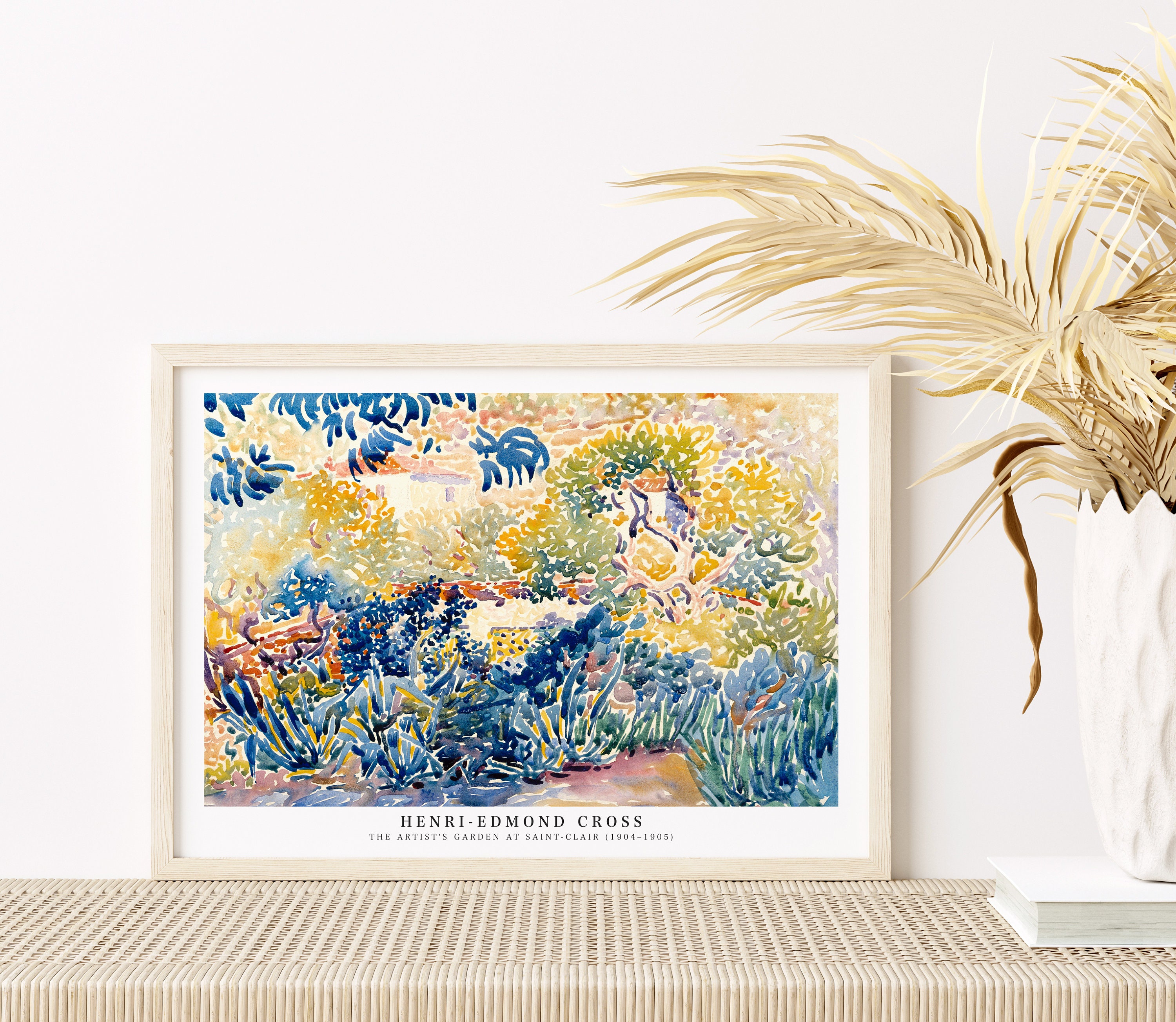 Trademark Fine Art Henri-Edmond Cross 'La Route Sur La Cote' Canvas Art 24x32 Bl01540 C2432gg