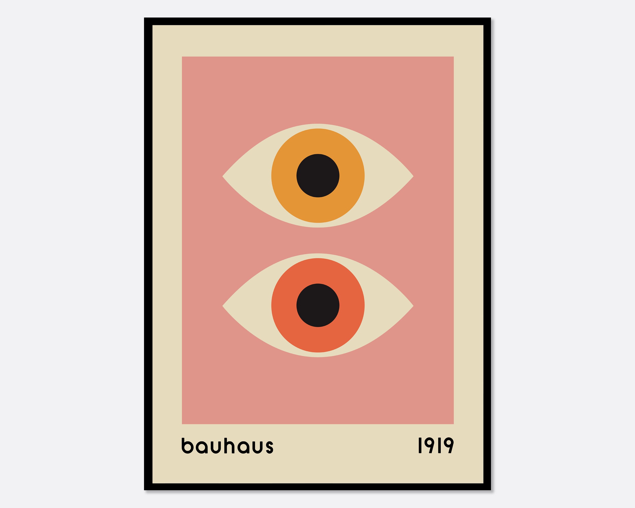 Bauhaus 1919 Geometric Colorful Eyes Art Print | Bauhaus  display picture 1