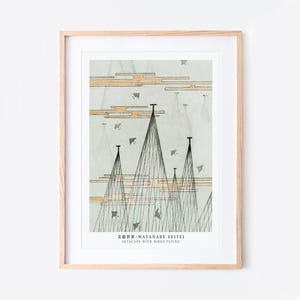 Watanabe Seitei Skyscape with Birds Flying Bijutsu Sekai Vintage Japanese Woodblock Art Print | Japanese Art, Japanese Poster 渡辺省亭美術世界 JP20 image 3