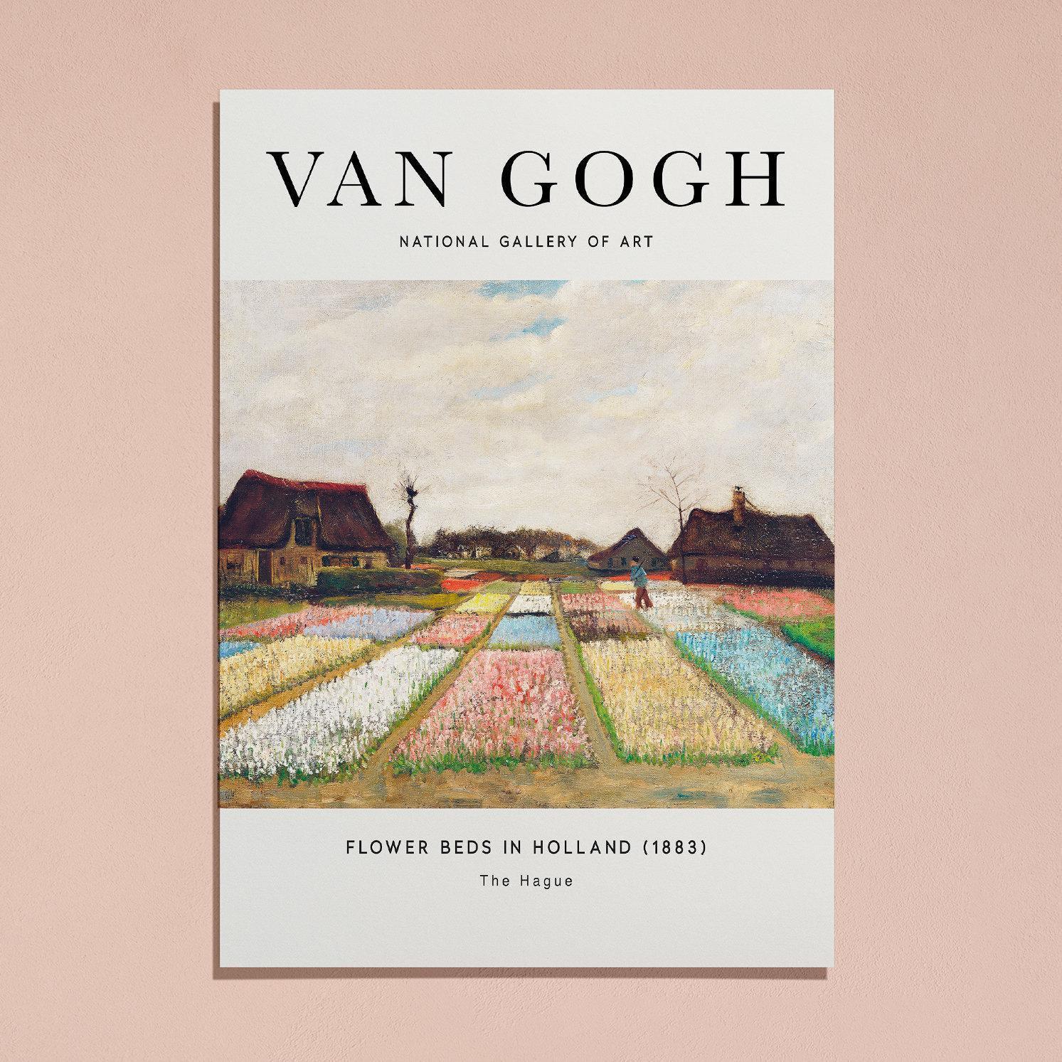 ゴッホ「オランダの花壇 1883年 球根畑」絵画アートプリント
