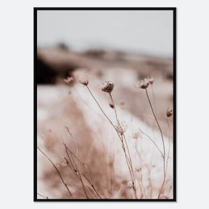 Reed Plant Nature Photography Art Print | Sztuka botaniczna, Sztuka krajobrazu, Dekoracja ścienna do domu wiejskiego, Dekoracja ścienna boho, Nowoczesny plakat na płótnie #S156