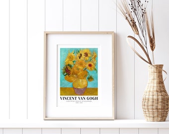 Vase avec douze tournesols - Vincent Van Gogh - Tableaux et dessins