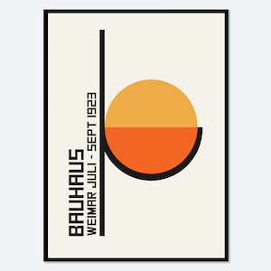 Bauhaus Geometric Design 1919 Art Print | Bauhaus Ausstellung Weimar 1923, Bauhaus Print, Bauhaus  Exhibition Poster, Geometric Print BH10