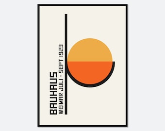 Bauhaus Geometric Design 1919 Art Print | Bauhaus Ausstellung Weimar 1923, Bauhaus Print, Bauhaus  Exhibition Poster, Geometric Print BH10