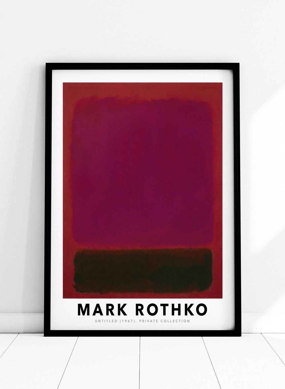 Mark Rothko Print, Mark Rothko Poster, Untitled 1967 Violet Pink ...