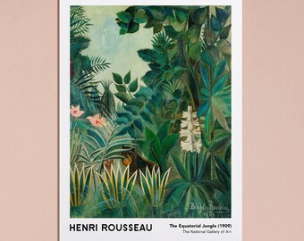 赤道上のジャングル アンリ・ルソー | 油絵複製画 | KOSH mArt 赤道上のジャングル アンリ・ルソー | 油絵複製画 | KOSH mArt